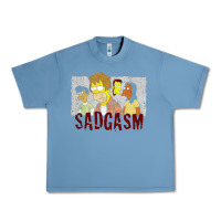 Pebble Blue sadgasm Urban Heavy Tee - linhVisuals