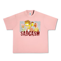 Salmon sadgasm Urban Heavy Tee - linhVisuals