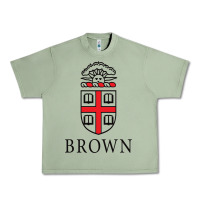 Oil Green brown university Urban Heavy Tee - linhVisuals