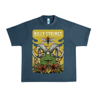 Midnight Navy billy strings poster Urban Heavy Tee - linhVisuals