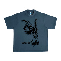 Midnight Navy k o r n classic Urban Heavy Tee - linhVisuals