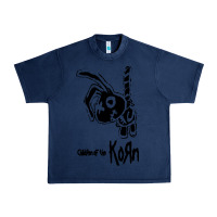 Navy k o r n classic Urban Heavy Tee - linhVisuals