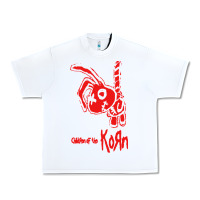 White k o r n classic Urban Heavy Tee - linhVisuals