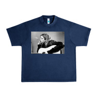 Navy kurt smoking Urban Heavy Tee - linhVisuals