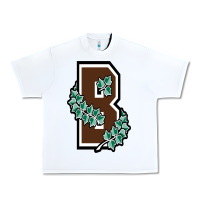 White brown university Urban Heavy Tee - linhVisuals