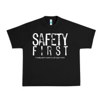 Black safety first science teacher Urban Heavy Tee - linhVisuals