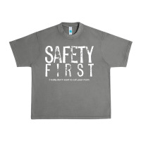 Tornado safety first science teacher Urban Heavy Tee - linhVisuals