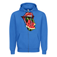 True Royal Watermelon Tongue Zipper Hoodie - Jasminsmagicworld