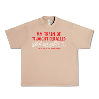 Burro my train of thought derailed Urban Heavy Tee - linhVisuals