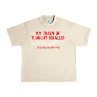 Sandshell my train of thought derailed Urban Heavy Tee - linhVisuals