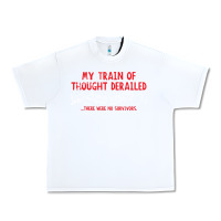 My Train Of Thought Derailed Urban Heavy Tee | Teevron