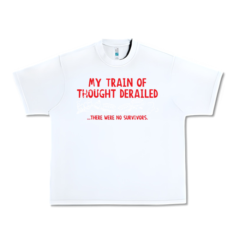 My Train Of Thought Derailed Urban Heavy Tee by linhVisuals | Teevron