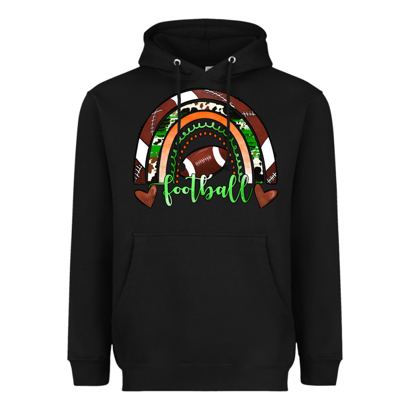 Football Rainbow Heavyweight Hoodie by RanaPortraitStore | Teevron