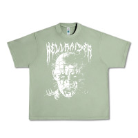 Oil Green black metal pinhead Urban Heavy Tee - linhVisuals