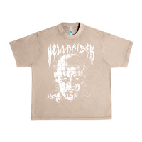 French Oak black metal pinhead Urban Heavy Tee - linhVisuals