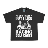 Pigment Black i don't golf but i like racing golf carts Urban Heavy Tee - linhVisuals