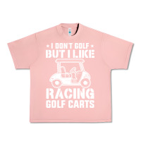 Salmon i don't golf but i like racing golf carts Urban Heavy Tee - linhVisuals