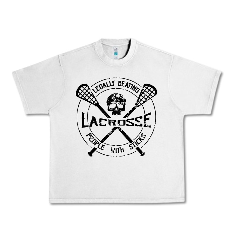 Lacrosse Legally Beating People With Sticks Urban Heavy Tee by linhVisuals | Teevron