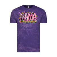 Cloud Purple mama all day everyday Vintage Tee - CowhideDigitalArt