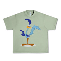 Oil Green Road Runner Beep Urban Heavy Tee - linhVisuals