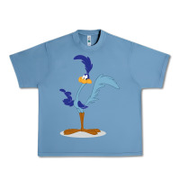 Pebble Blue Road Runner Beep Urban Heavy Tee - linhVisuals
