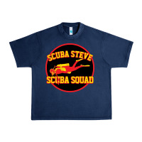 Navy scuba steve Urban Heavy Tee - linhVisuals