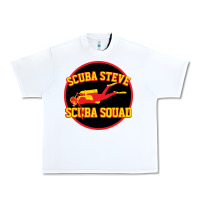 White scuba steve Urban Heavy Tee - linhVisuals