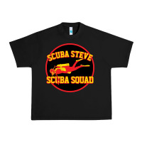 Black scuba steve Urban Heavy Tee - linhVisuals