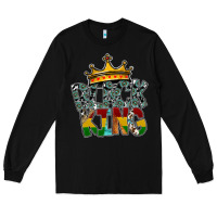 Black black king Long Sleeve Tee - SublimationCraftShop