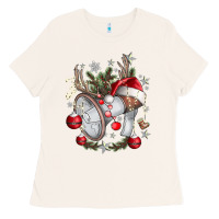 Bone Merry Christmas Ladies Tee - CowhideDigitalArt