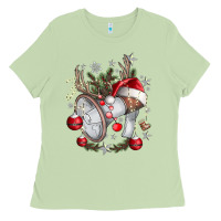 Matcha Merry Christmas Ladies Tee - CowhideDigitalArt