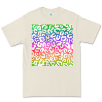 Bone watercolor rainbow leopard seamless pattern Premium Tee - BundleAndBundleShop
