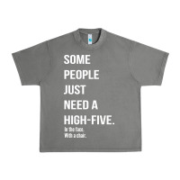 Tornado some people need a high five Urban Heavy Tee - linhVisuals