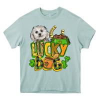 Arona lucky dog St. Patrick's Heavy Core Tee - FaDigitalArtStudio