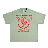 Oil Green sriracha sauce Urban Heavy Tee - linhVisuals