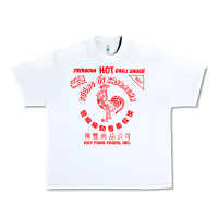 White sriracha sauce Urban Heavy Tee - linhVisuals