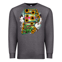 Charcoal Heather Rhode island State aMp Premium Sweatshirt - RanaPortraitStore