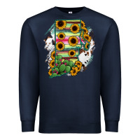 Navy Rhode island State aMp Premium Sweatshirt - RanaPortraitStore