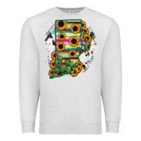 Oatmeal Heather Rhode island State aMp Premium Sweatshirt - RanaPortraitStore