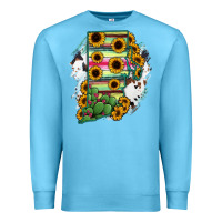 Ocean Blue Rhode island State aMp Premium Sweatshirt - RanaPortraitStore
