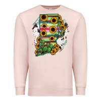 Pale Pink Rhode island State aMp Premium Sweatshirt - RanaPortraitStore