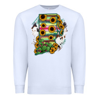 White Rhode island State aMp Premium Sweatshirt - RanaPortraitStore