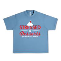Pebble Blue stressed is desserts spelled backwards Urban Heavy Tee - linhVisuals