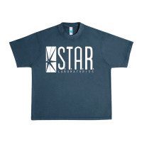 Midnight Navy star labs team Urban Heavy Tee - linhVisuals