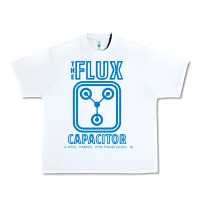 White the flux capacitor Urban Heavy Tee - linhVisuals
