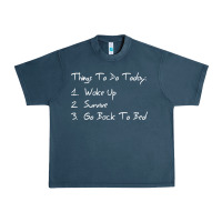 Things To Do Today Urban Heavy Tee | Teevron