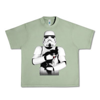 Oil Green stormtrooper cat Urban Heavy Tee - linhVisuals