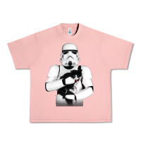Salmon stormtrooper cat Urban Heavy Tee - linhVisuals