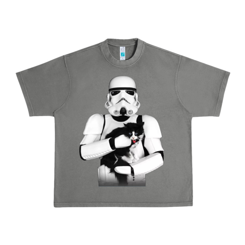 Stormtrooper Cat Urban Heavy Tee by linhVisuals | Teevron