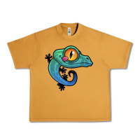 Peanut Butter cute colorful cartoon gecko Urban Heavy Tee - linhVisuals
